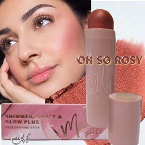 Mally Beauty Shimmer Shape & Glow Plus Face Defining Stick* ~ OH SO ROSY NIB